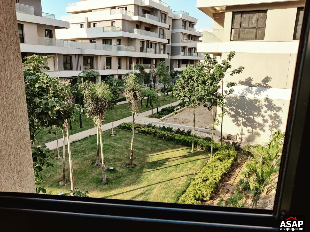 Apartment with Garden View for Rent in Villette Sodic Apartment with Garden View for Rent in Villette Sodic