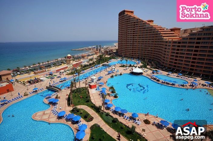 Furnished chalet for sale in Porto Sokhna Pyramids