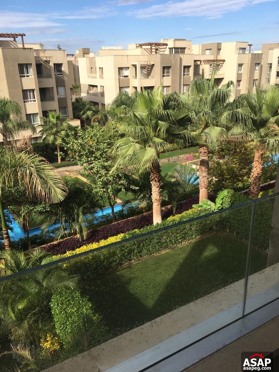 Semi-Furnished and Air-conditioned Apartment for rent in New cairo - in Park View Hassan Allam