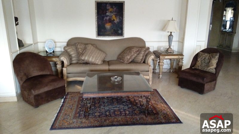 Furnished Apartment with Nile View in Zamalek Furnished Apartment with Nile View in Zamalek