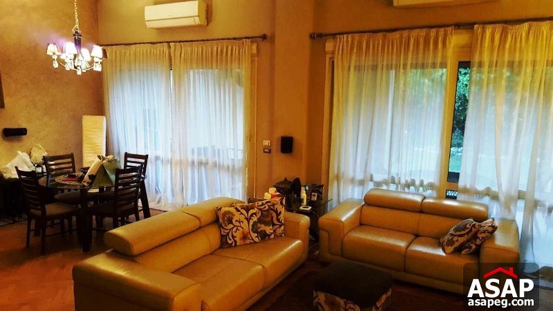Furnished Villa with Big Garden for Rent in New Cairo