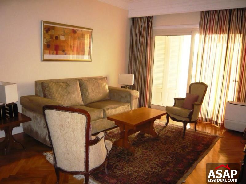 Apartment with Nile View for Rent in Zamalek