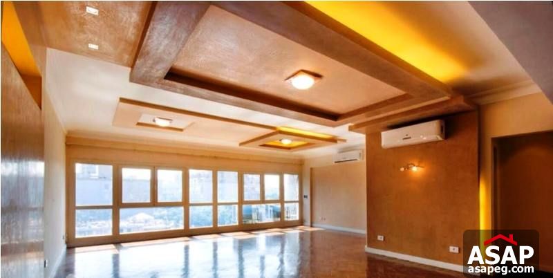 Semi Furnished Apartment with Terrace in Zamalek for Sale