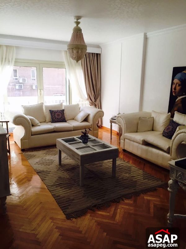 Furnished Apartment with Balcony in Zamalek