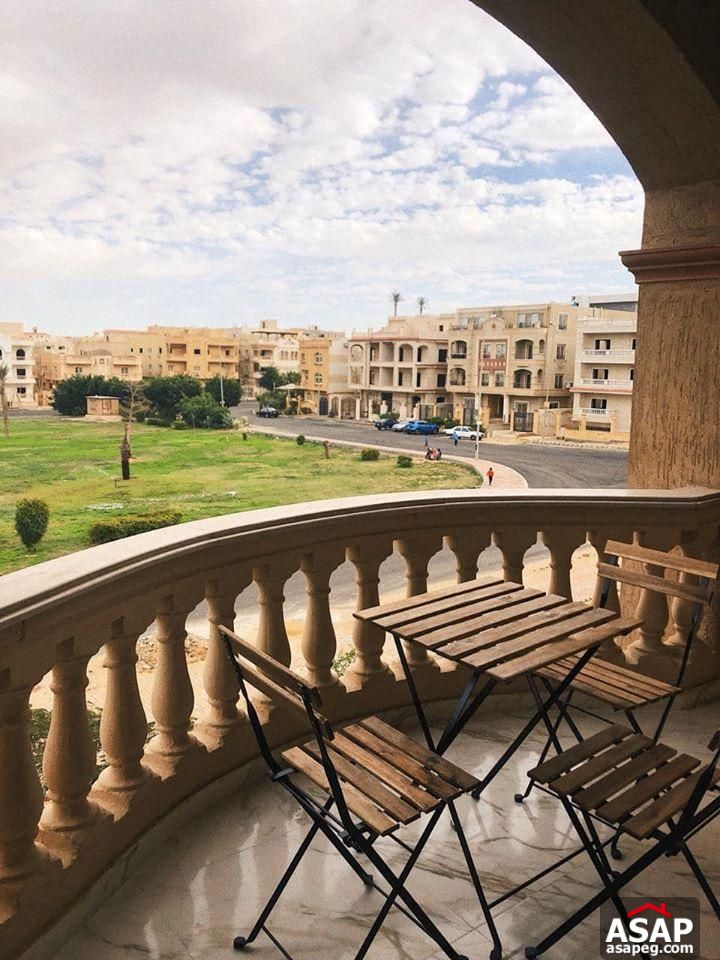 Nice Flat with Garden View for Rent in New Cairo Nice Flat with Garden View for Rent in New Cairo