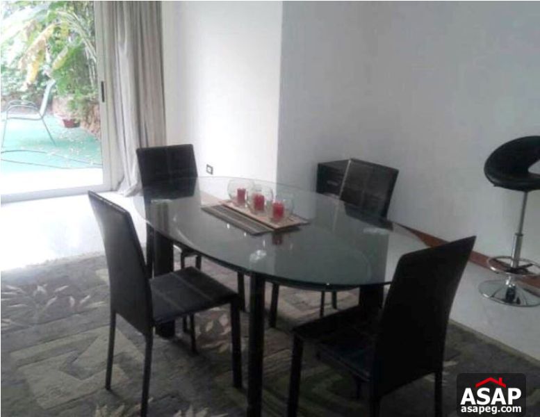 Furnished Villa with Garden for Rent in Katameya Residence