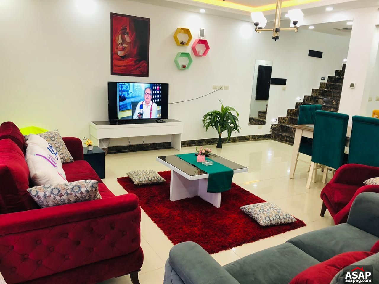 Duplex for Rent in Porto New Cairo