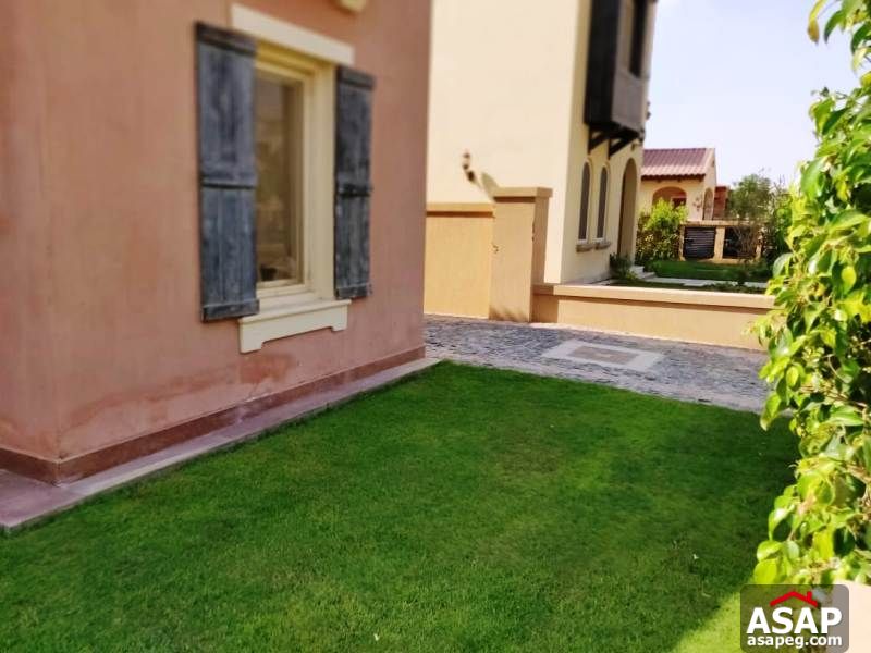 Stand Alone villa with Big Garden in Mivida for Rent