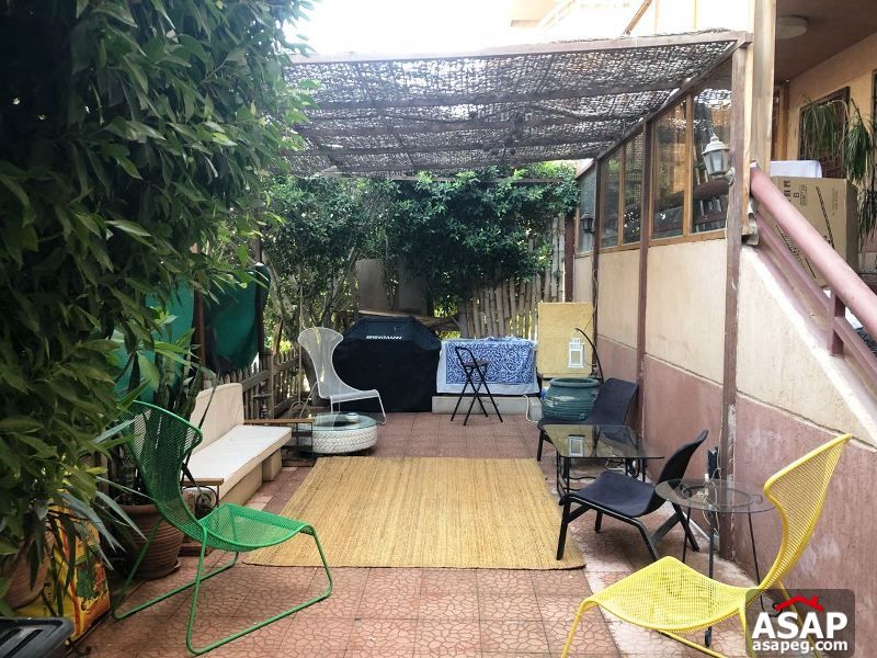 Apartment with Garden for Rent in El Rehab