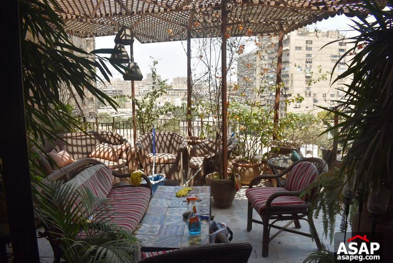 Furnished Apartment with Big Terrace for Rent in Zamalek Furnished Apartment with Big Terrace for Rent in Zamalek