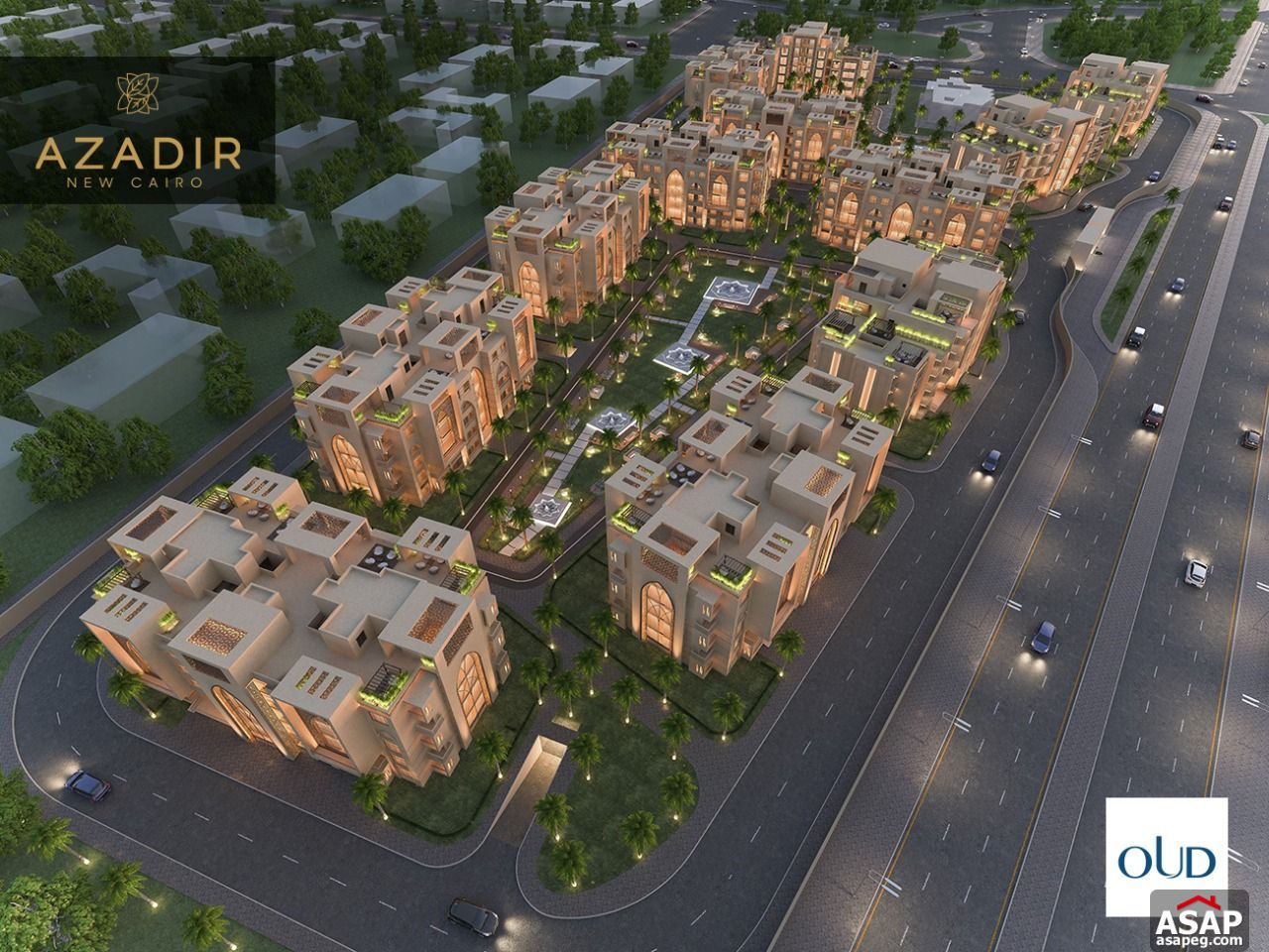 Apartment for Sale in Azadir Compound - New Cairo Apartment for Sale in Azadir Compound - New Cairo