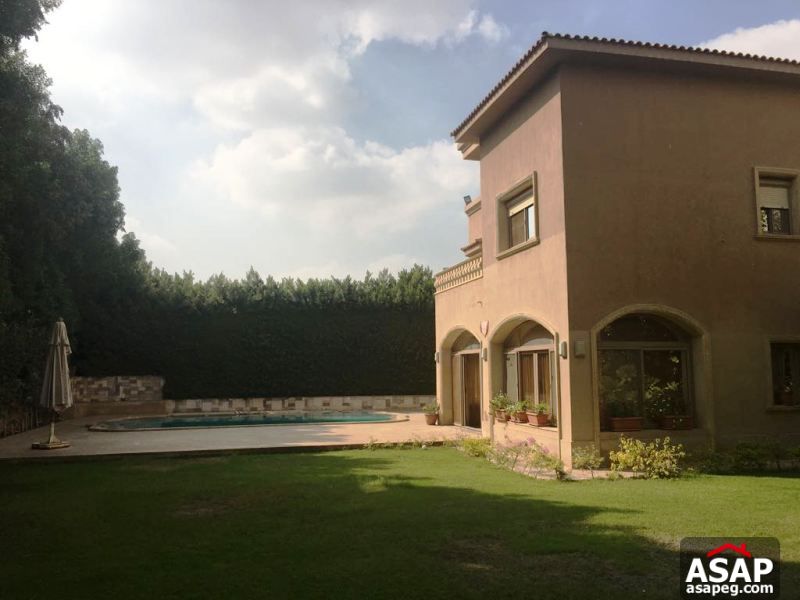 Villa with Pool for Rent in El Gezira - New Cairo Villa with Pool for Rent in El Gezira - New Cairo
