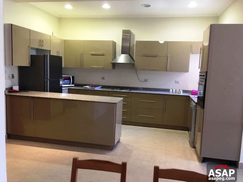 Furnished Apartment with Nice Balcony in Katameya Plaza