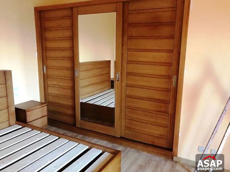 Semi Furnished Apartment with Balcony in Katameya Plaza