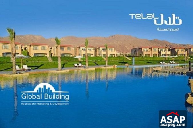 finished Twin House Telal sokhna full sea view