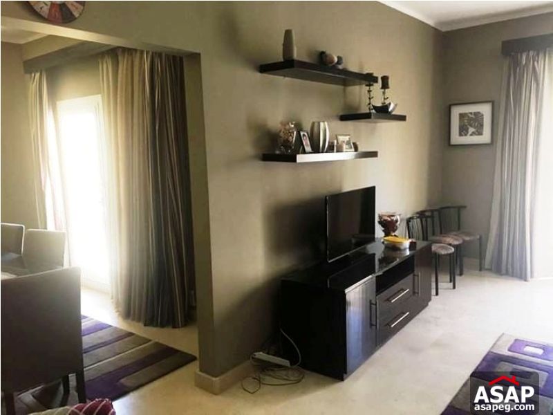 Apartment with Pool View for Rent in Katameya Plaza Apartment with Pool View for Rent in Katameya Plaza