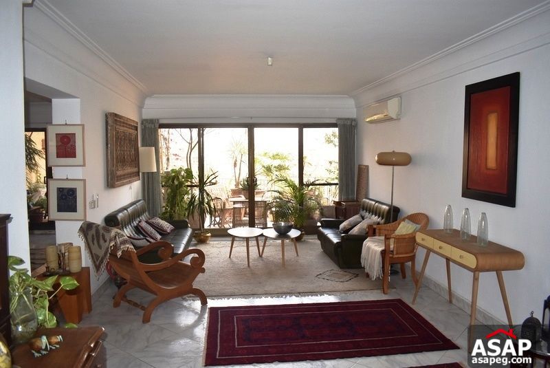 Furnished Apartment with Big Terrace for Rent in Zamalek Furnished Apartment with Big Terrace for Rent in Zamalek