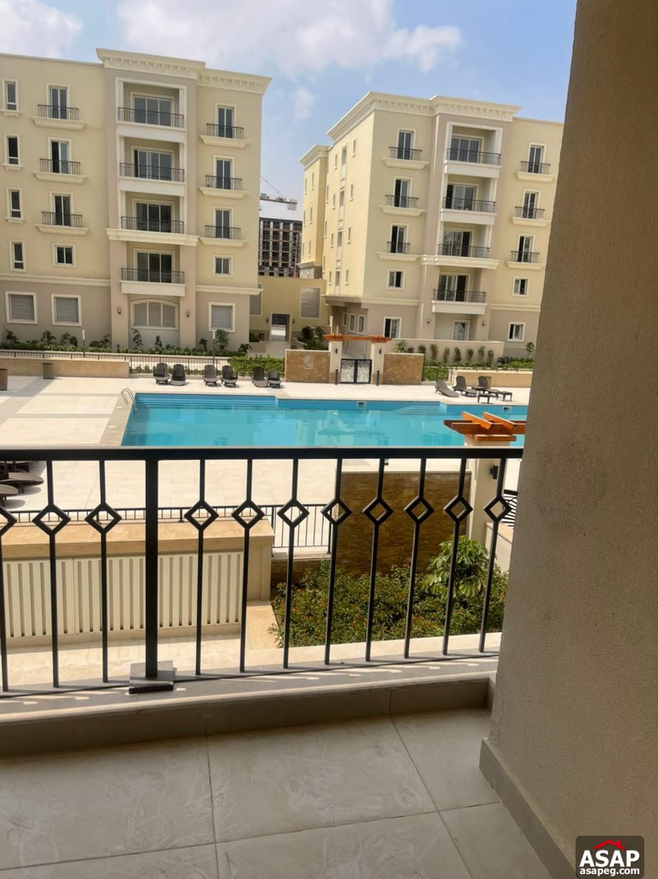 Apartment with Pool View for Rent in Mivida Apartment with Pool View for Rent in Mivida