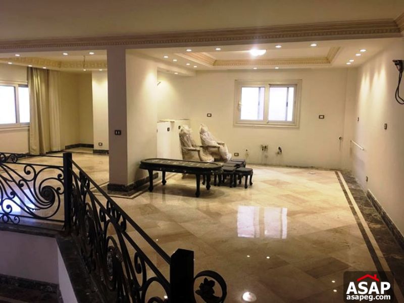 Duplex with Garden for Rent in West Golf - New Cairo