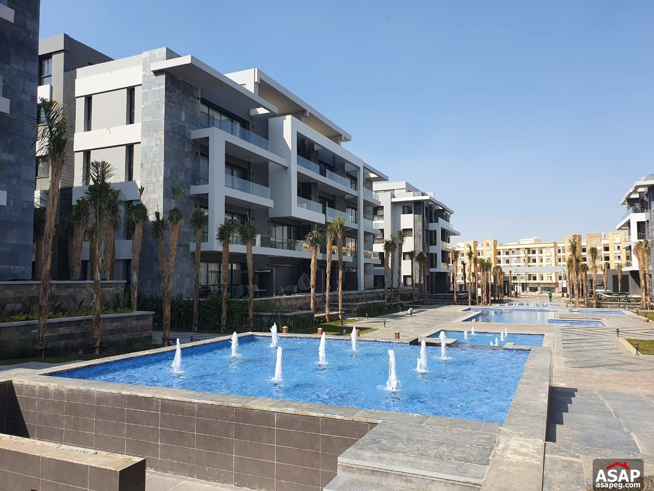 Apartment with Lake View in El Patio - New Cairo