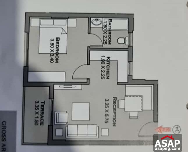 Studio for Sale in Taj City Compound Studio for Sale in Taj City Compound