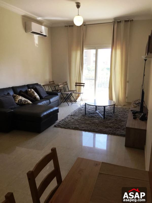 Furnished Apartment with Nice Balcony in Katameya Plaza