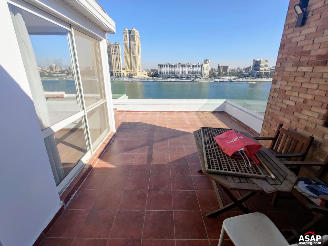 Apartment with Nile View for Rent in Zamalek