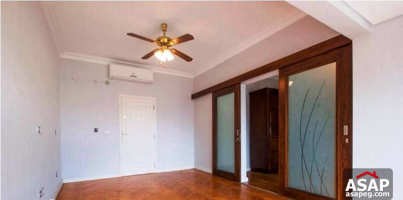 Semi Furnished Apartment with Terrace in Zamalek for Sale