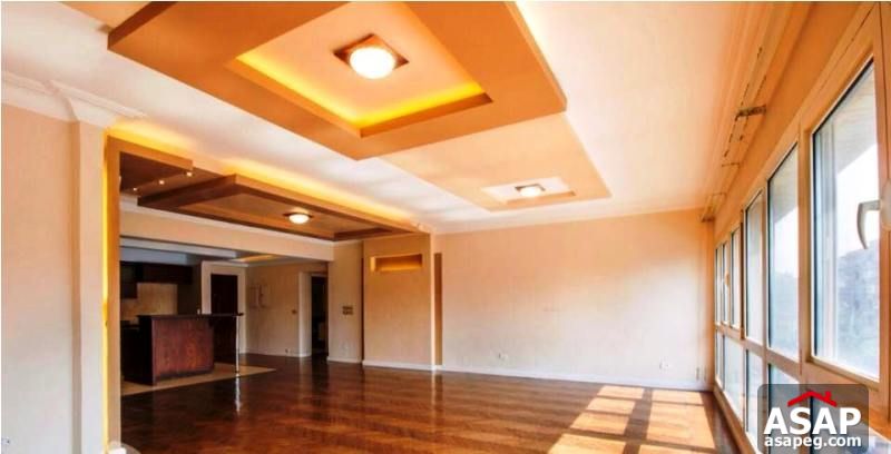 Semi Furnished Apartment with Terrace in Zamalek for Sale