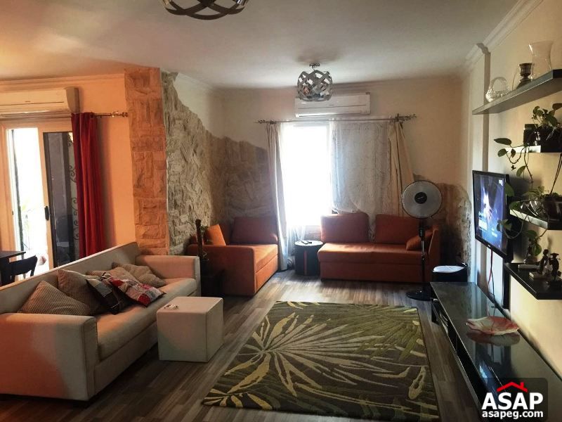 Fully Furnished Apartment with Balcony in Rehab Fully Furnished Apartment with Balcony in Rehab