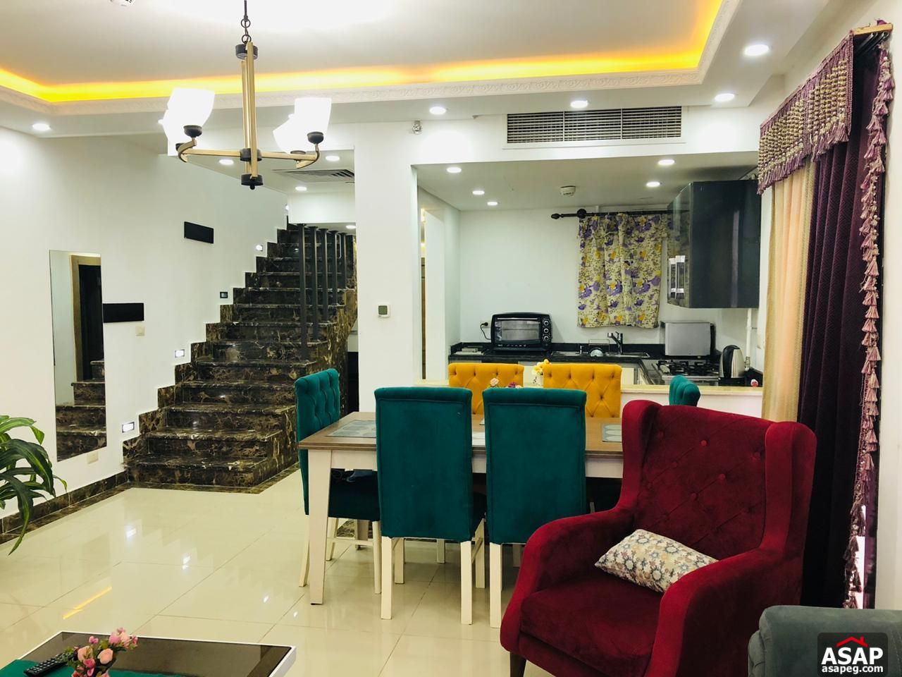 Duplex for Rent in Porto New Cairo