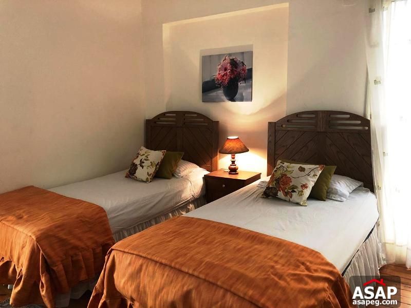 Flat with Big Balcony in Zamalek for Rent