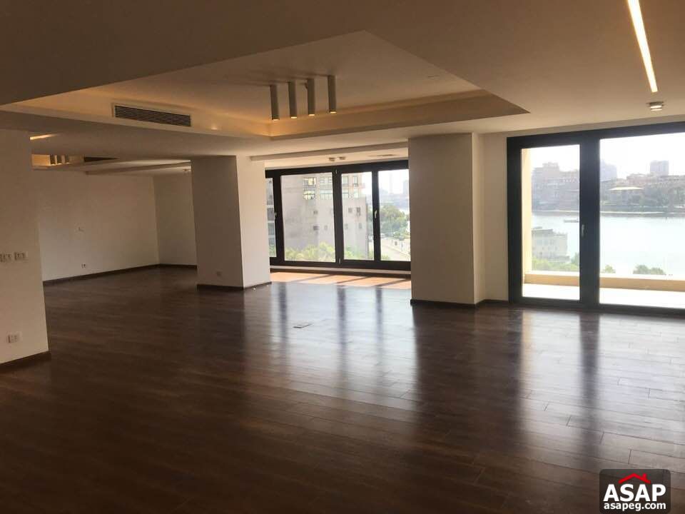 Amazing Apartment with Nile View for Rent in Zamalek