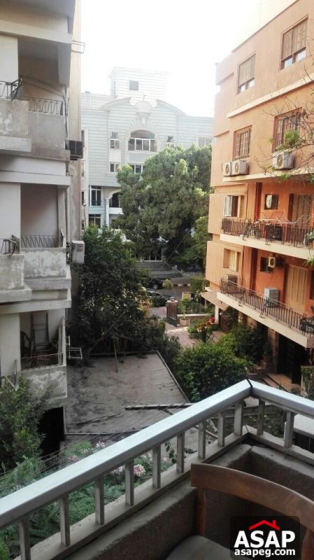 Furnished Apartment with Balcony for Rent in Maadi