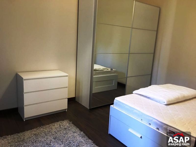 Furnished Apartment with Nice Balcony in Katameya Plaza