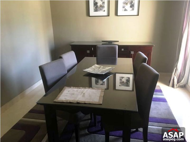 Apartment with Pool View for Rent in Katameya Plaza Apartment with Pool View for Rent in Katameya Plaza