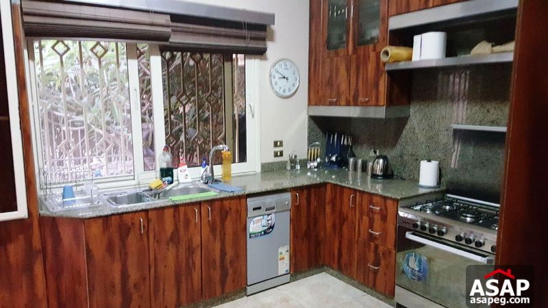 Furnished Villa with Big Garden for Rent in New Cairo
