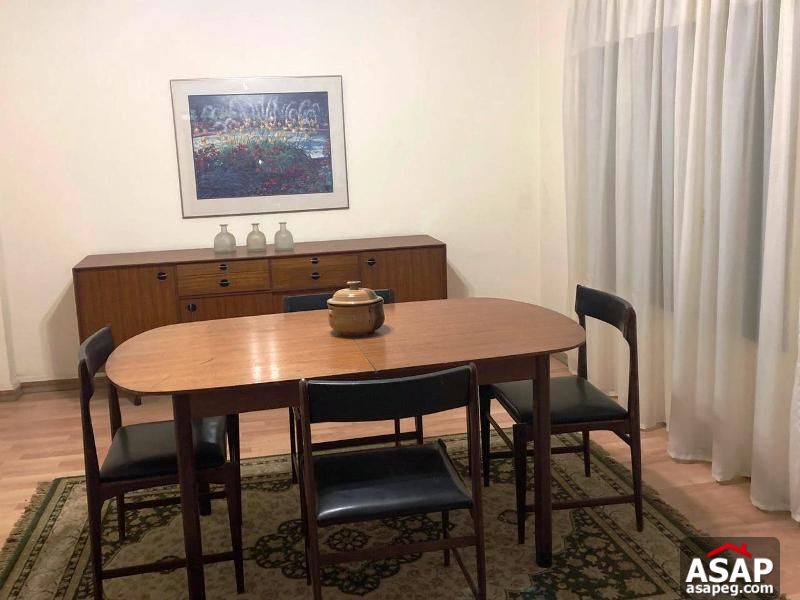 Flat with Big Balcony in Zamalek for Rent