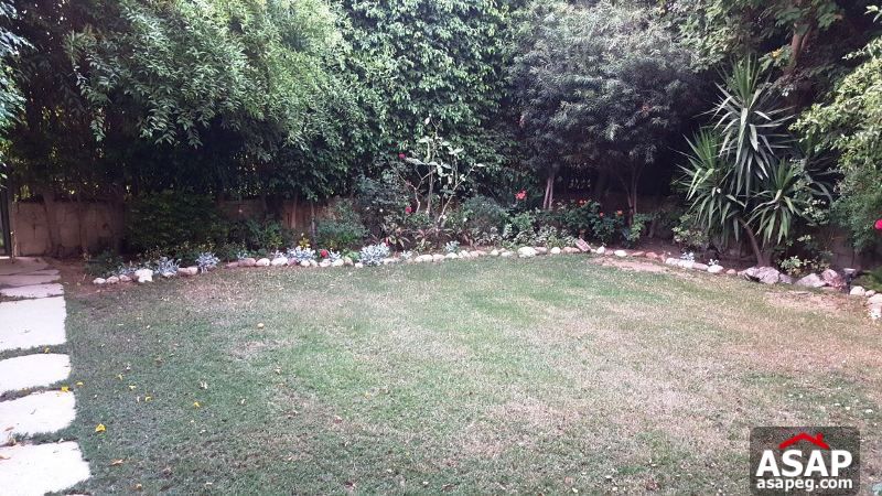 Furnished Villa with Big Garden for Rent in New Cairo