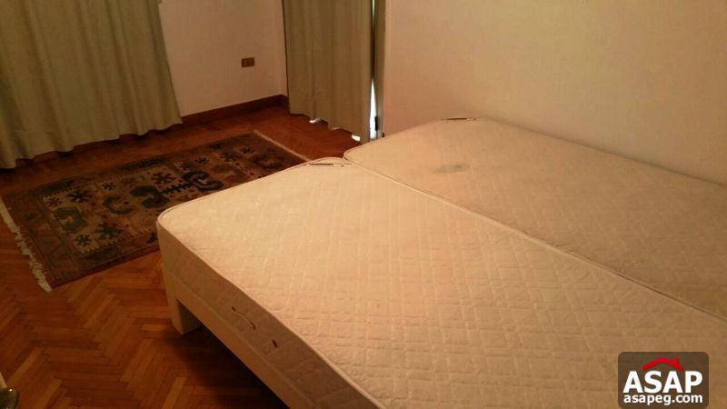 Furnished Apartment with Garden View for Rent in Maadi