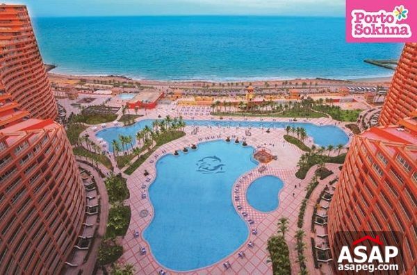 Furnished chalet for sale in Porto Sokhna Pyramids