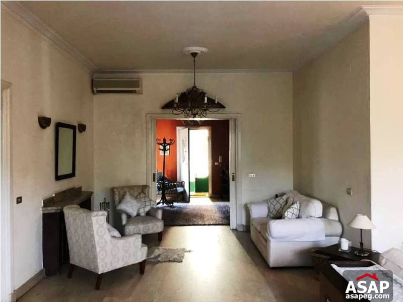 Furnished Apartment with Garden in Maadi Furnished Apartment with Garden in Maadi