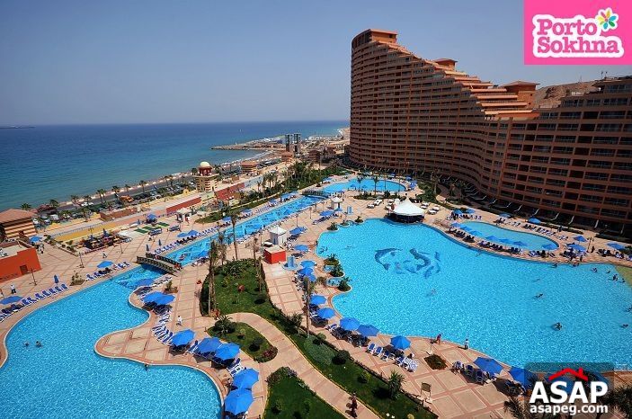 Furnished chalet for sale in Porto Sokhna Pyramids