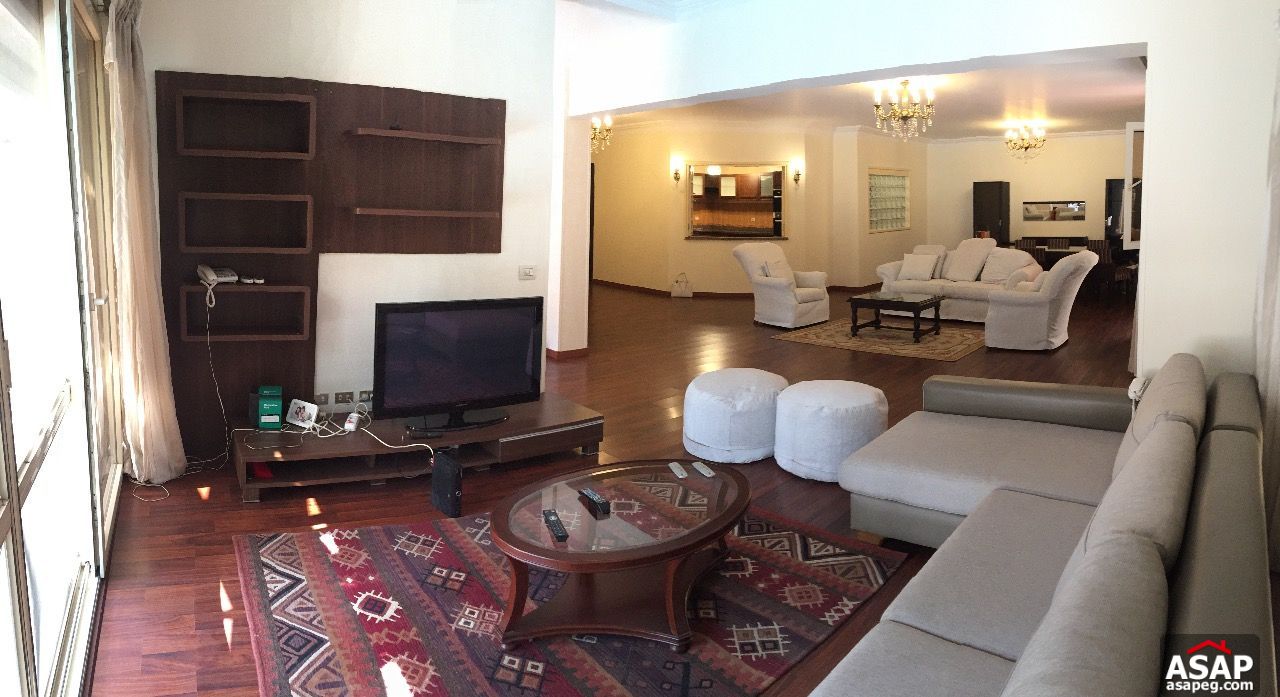 Apartment with Pool for Rent in Katameya Heights