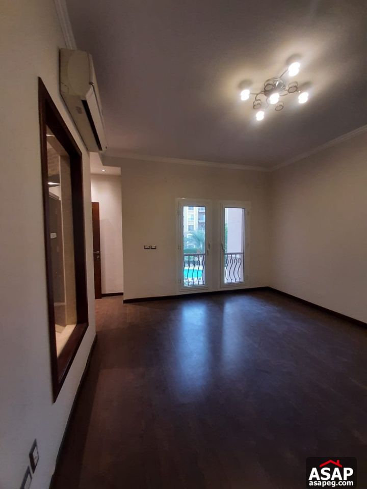 Apartment with Pool View for Rent in Katameya plaza