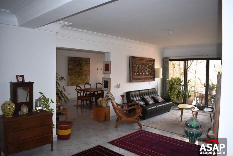 Furnished Apartment with Big Terrace for Rent in Zamalek Furnished Apartment with Big Terrace for Rent in Zamalek