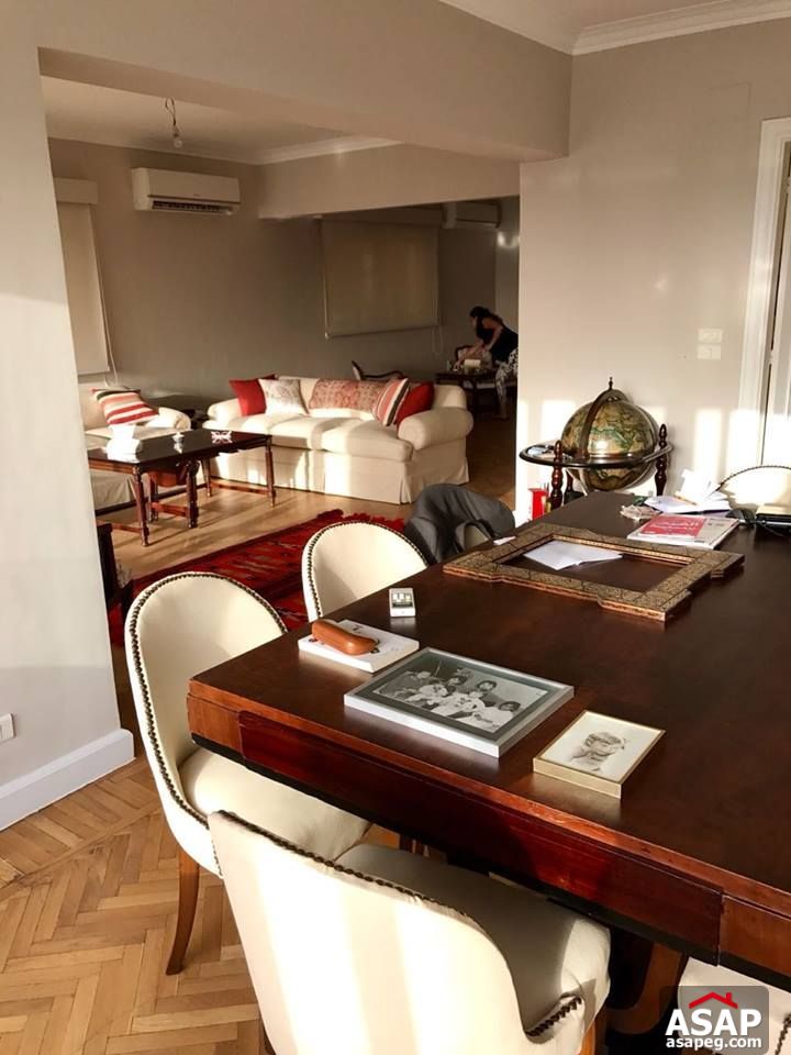 Furnished Apartment with Nile View for Rent in Zamalek Furnished Apartment with Nile View for Rent in Zamalek