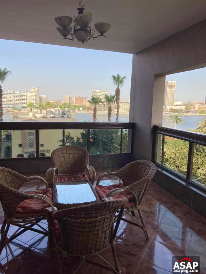 Flat with Nile View for Rent in Zamalek Flat with Nile View for Rent in Zamalek