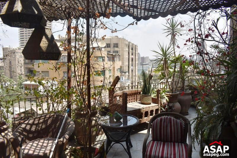 Furnished Apartment with Big Terrace for Rent in Zamalek Furnished Apartment with Big Terrace for Rent in Zamalek