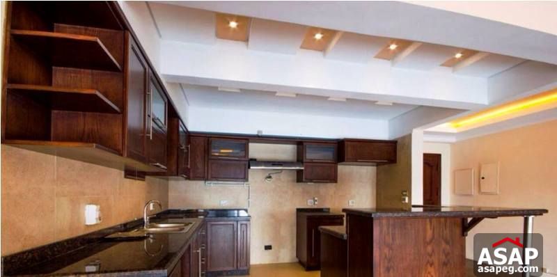 Semi Furnished Apartment with Terrace in Zamalek for Sale